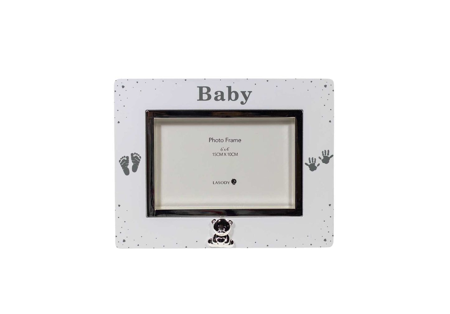 BABY W/ BEAR ICON PHOTO FRAME