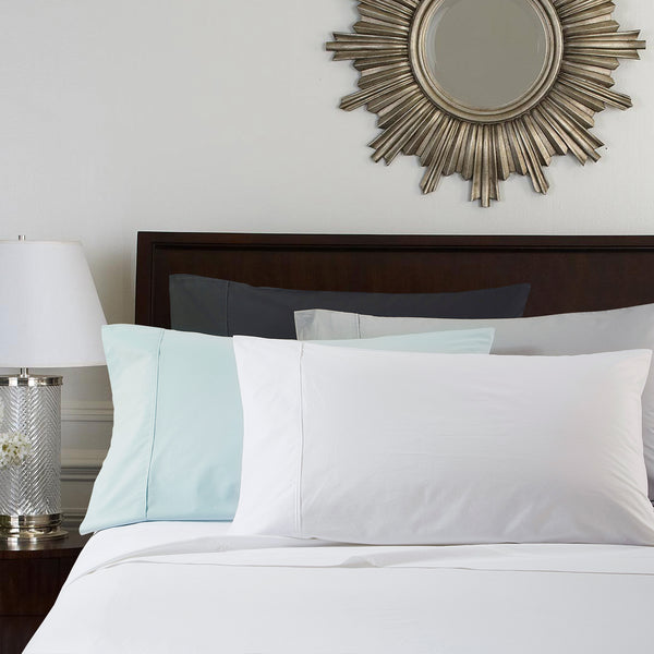 PERCALE WHITE SHEET SET