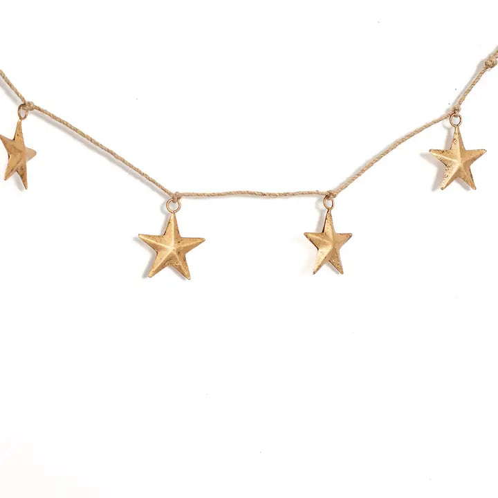 BRASS STAR GARLAND