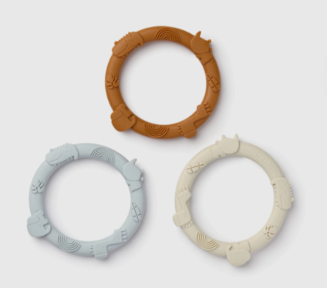 WILD TEETHING RING SET