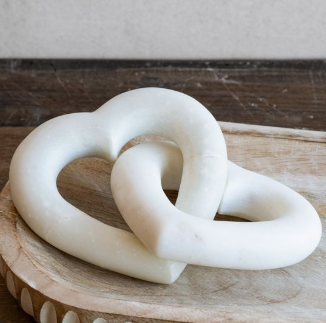 7" MARBLE HEARTS LINK