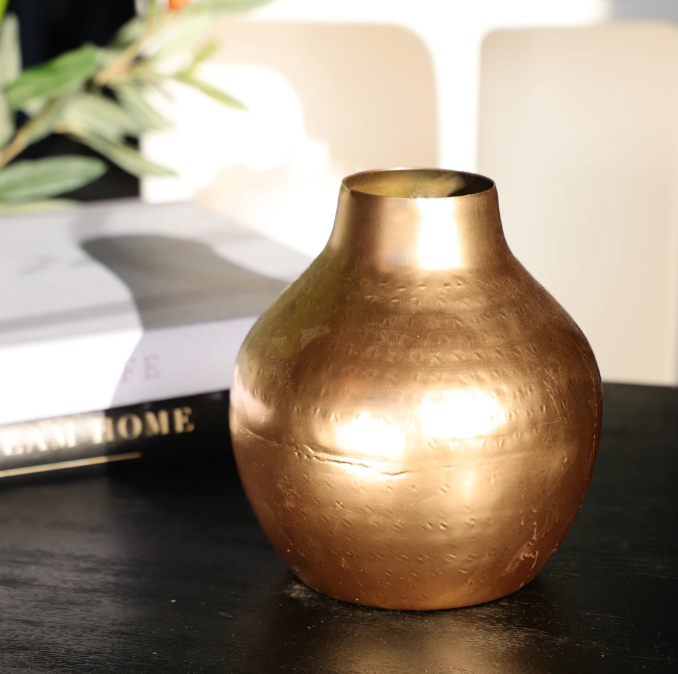 BRASS ANTIQUE VASE