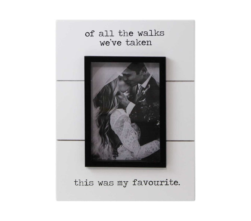 WALKS WEVE TAKEN WEDDING FRAME