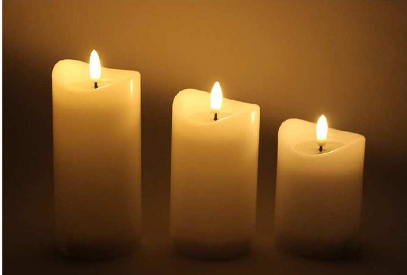 WET LOOK LED WAX CANDLE