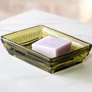 OLIVE GREEN SOAP DISH