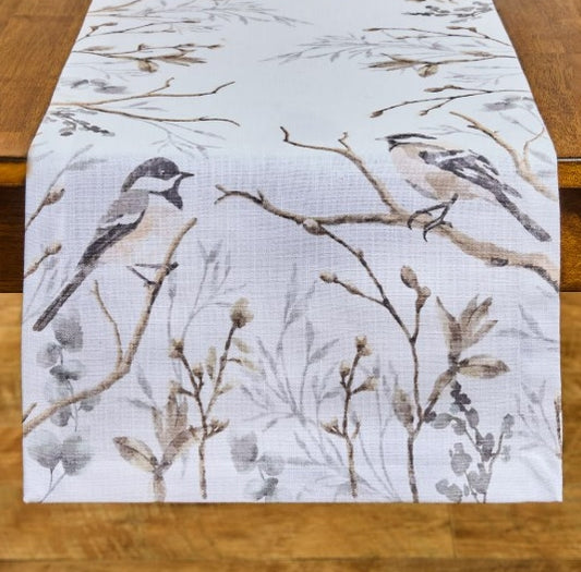 BIRD TABLE RUNNER 15" X 72"