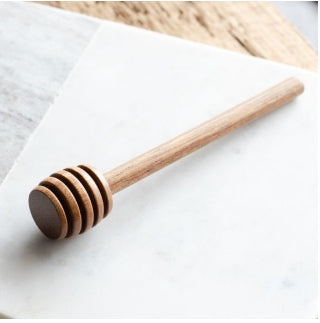 WOOD HONEY DIPPER 6"