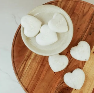 MARBLE HEART W/ WORD