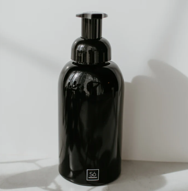 GLASS FOAMING SOAP DISPENSER