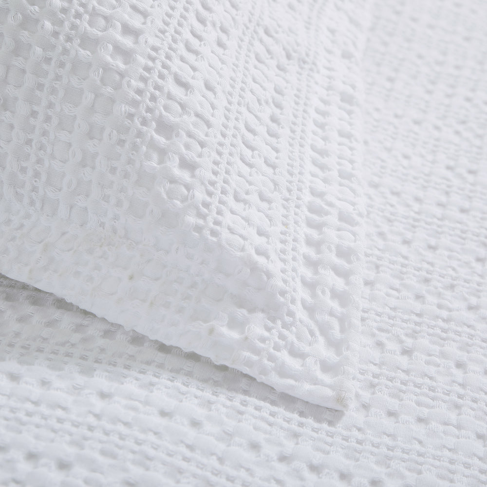 SOLENE WHITE DUVET COVER