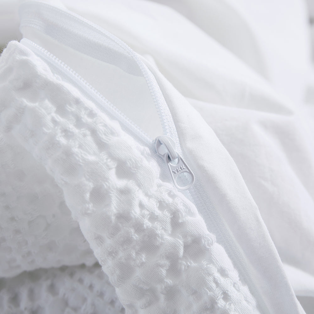 SOLENE WHITE DUVET COVER