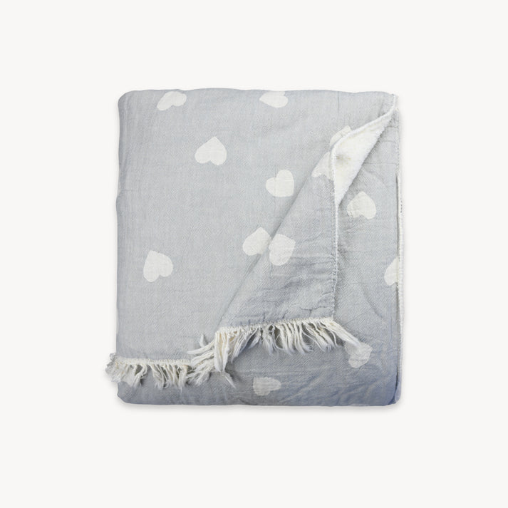 FLEECE LINED THROW