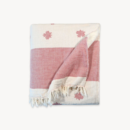 FLEECE LINED THROW