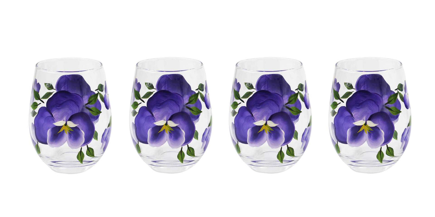 STEMLESS ORCHID WINE GLASS