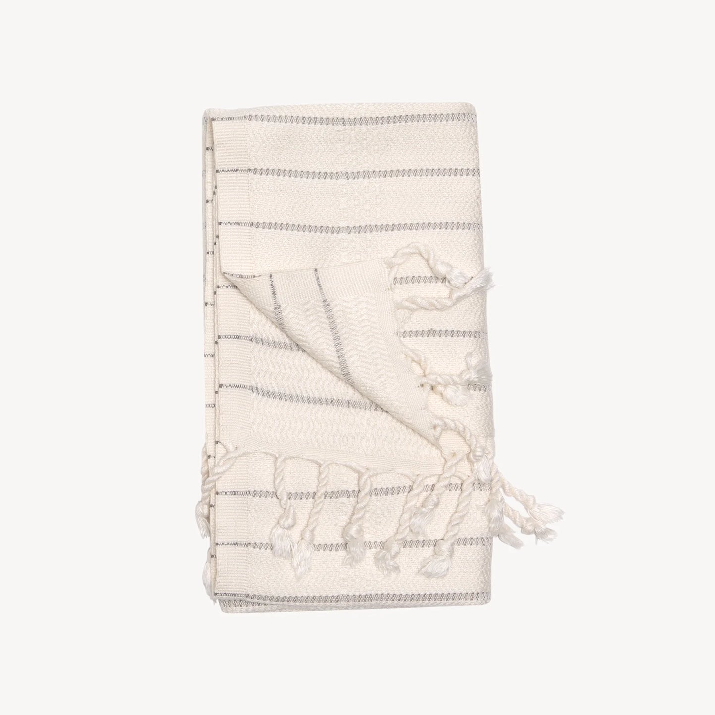 STRIPED BAMBOO HAND TOWEL