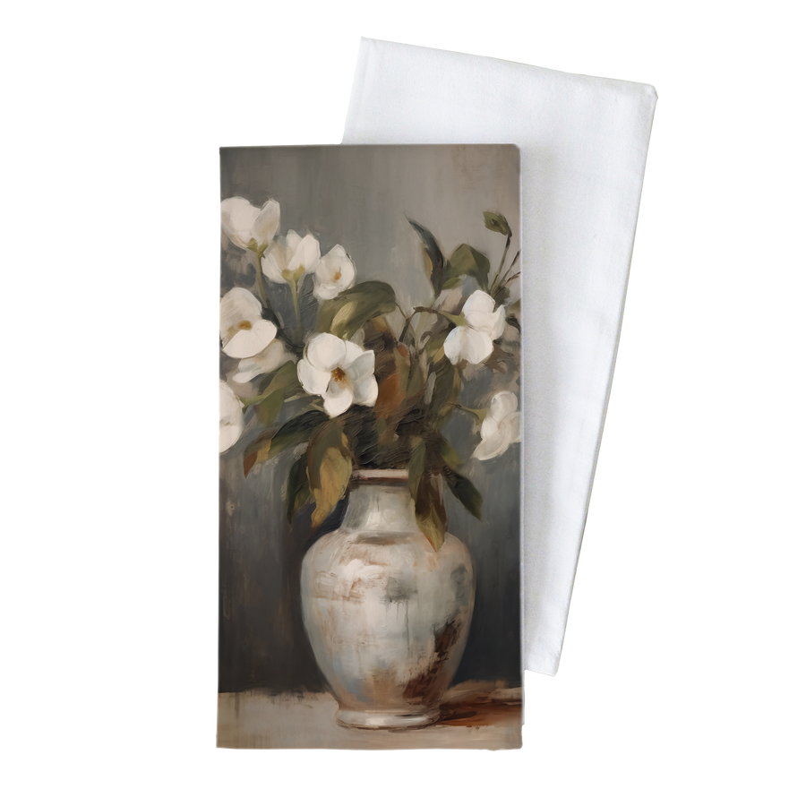 VINTAGE FLORAL TEA TOWEL