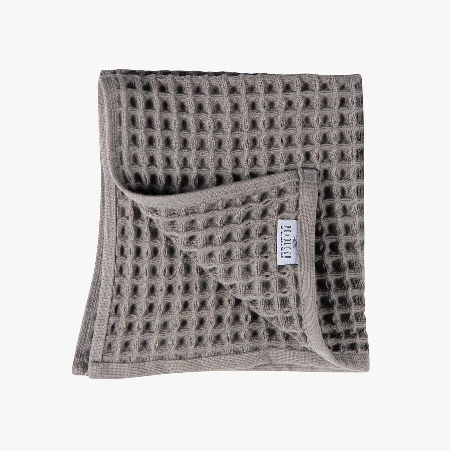 WAFFLE FACE TOWELS S/3