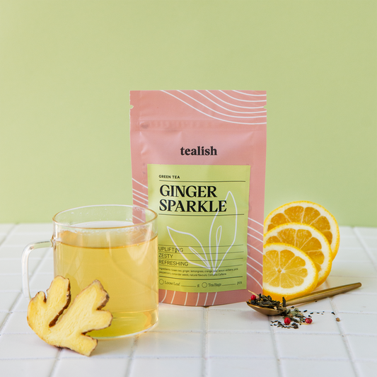 GINGER SPARKLE GREEN TEA