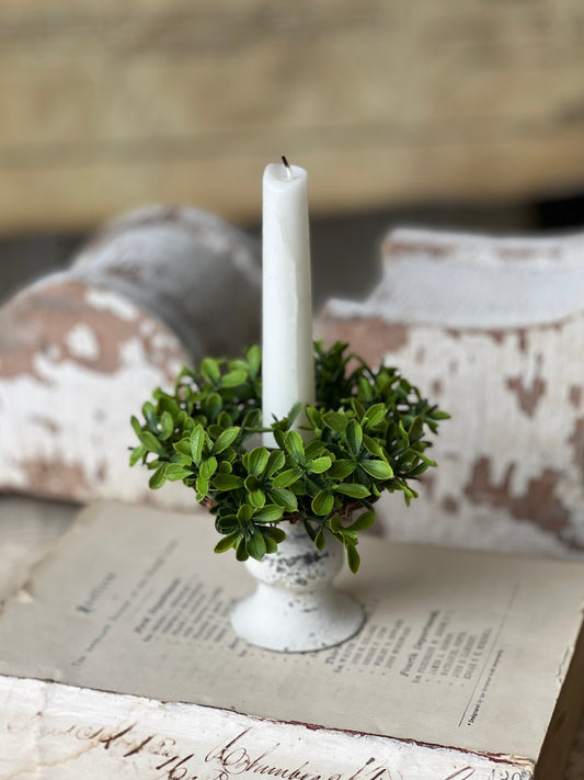 BOXWOOD CANDLE RING