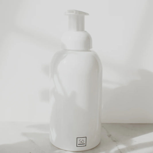 GLASS FOAMING SOAP DISPENSER