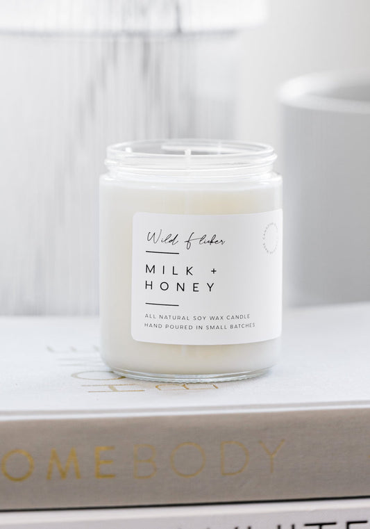 MILK + HONEY SOY WAX CANDLE