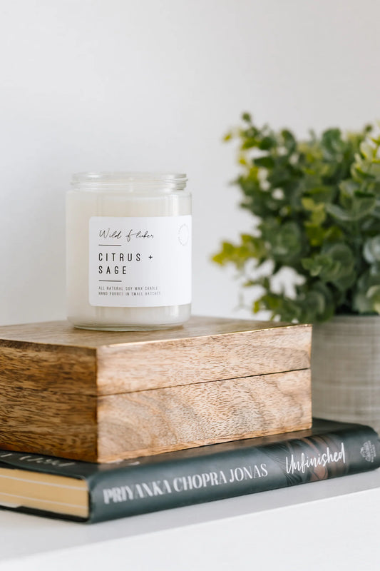 CITRUS + SAGE SOY WAX CANDLE