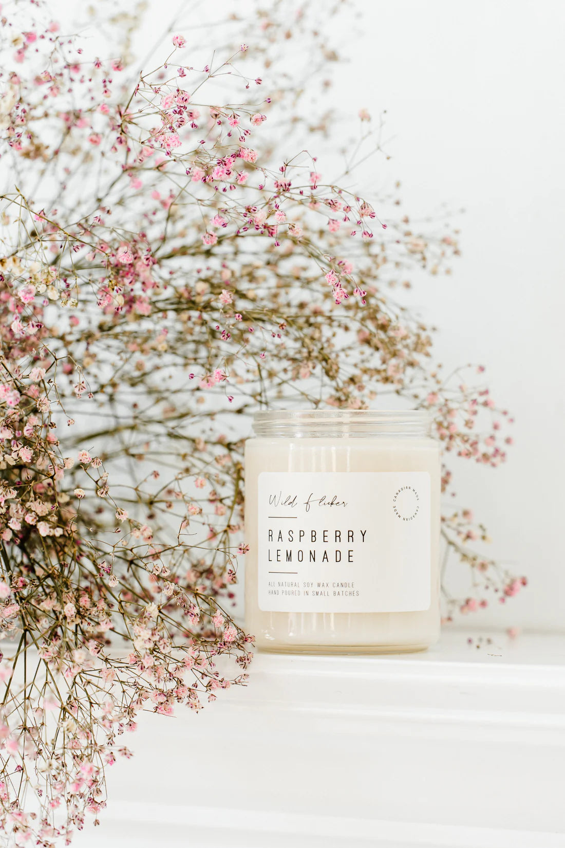 RASPBERRY LEMONADE SOY WAX CANDLE