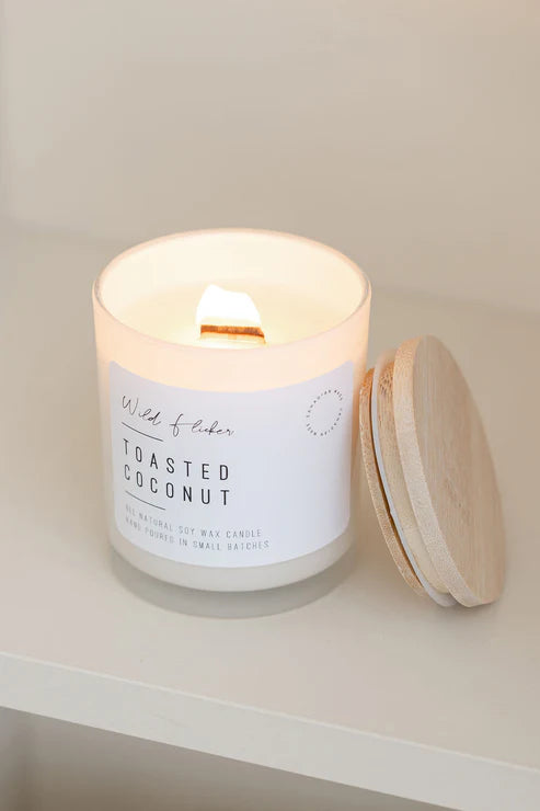 TOASTED COCONUT WOOD WICK CANDLE