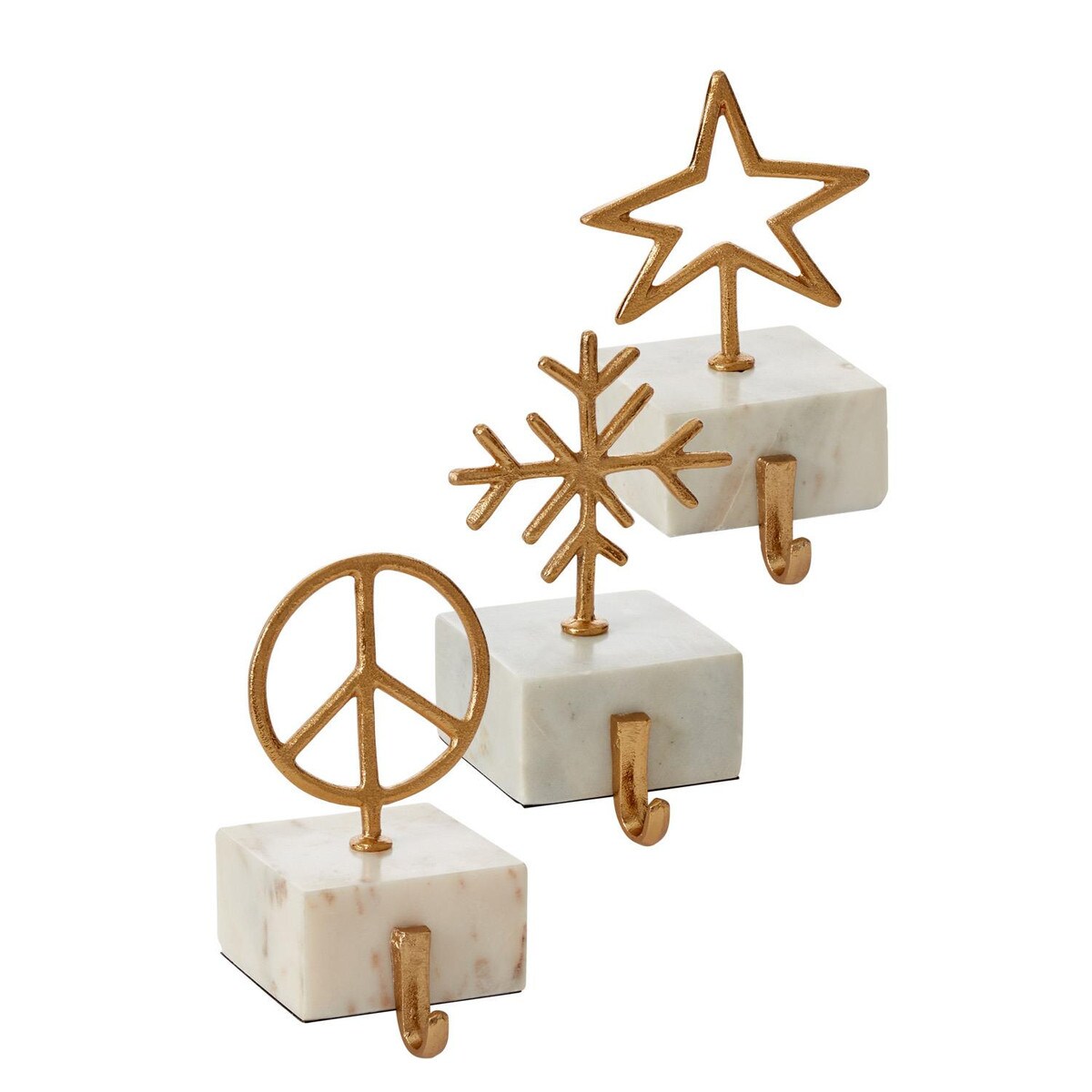 MARBLE BASE STOCKING HOLDER