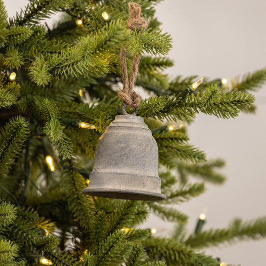 3.25" GALVANIZED BELL ORNAMENT