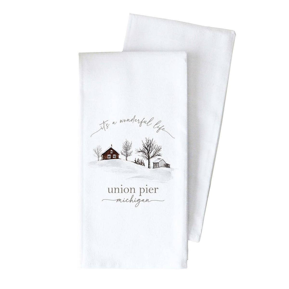 WONDERFUL LIFE GRIMSBY TEA TOWEL