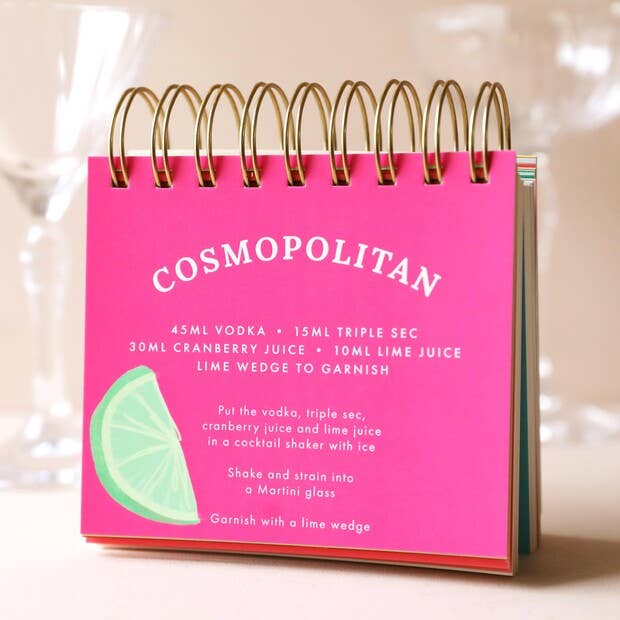 COCKTAIL RECIPE FLIPBOOK