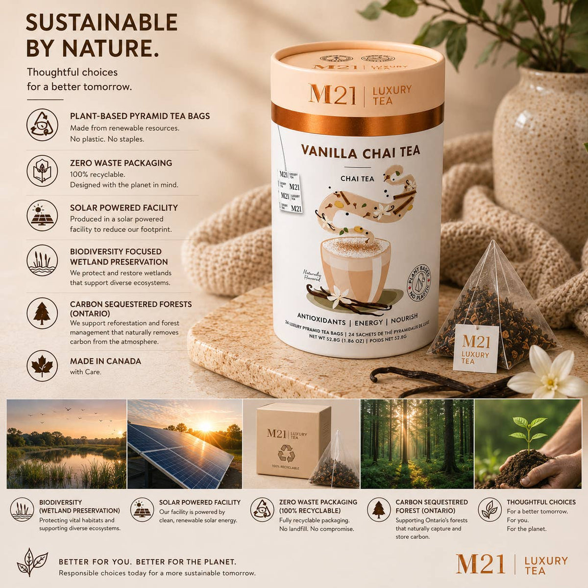 VANILLA CHAI HERBAL TEA