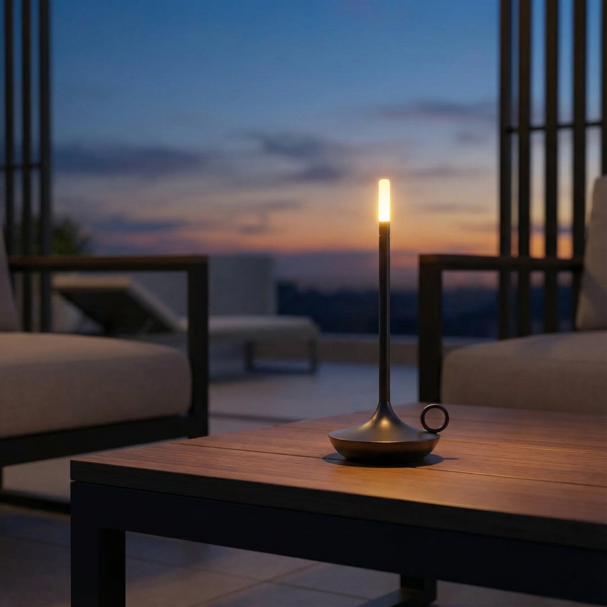 ARLO CORDLESS ALUMINUM TABLE LAMP