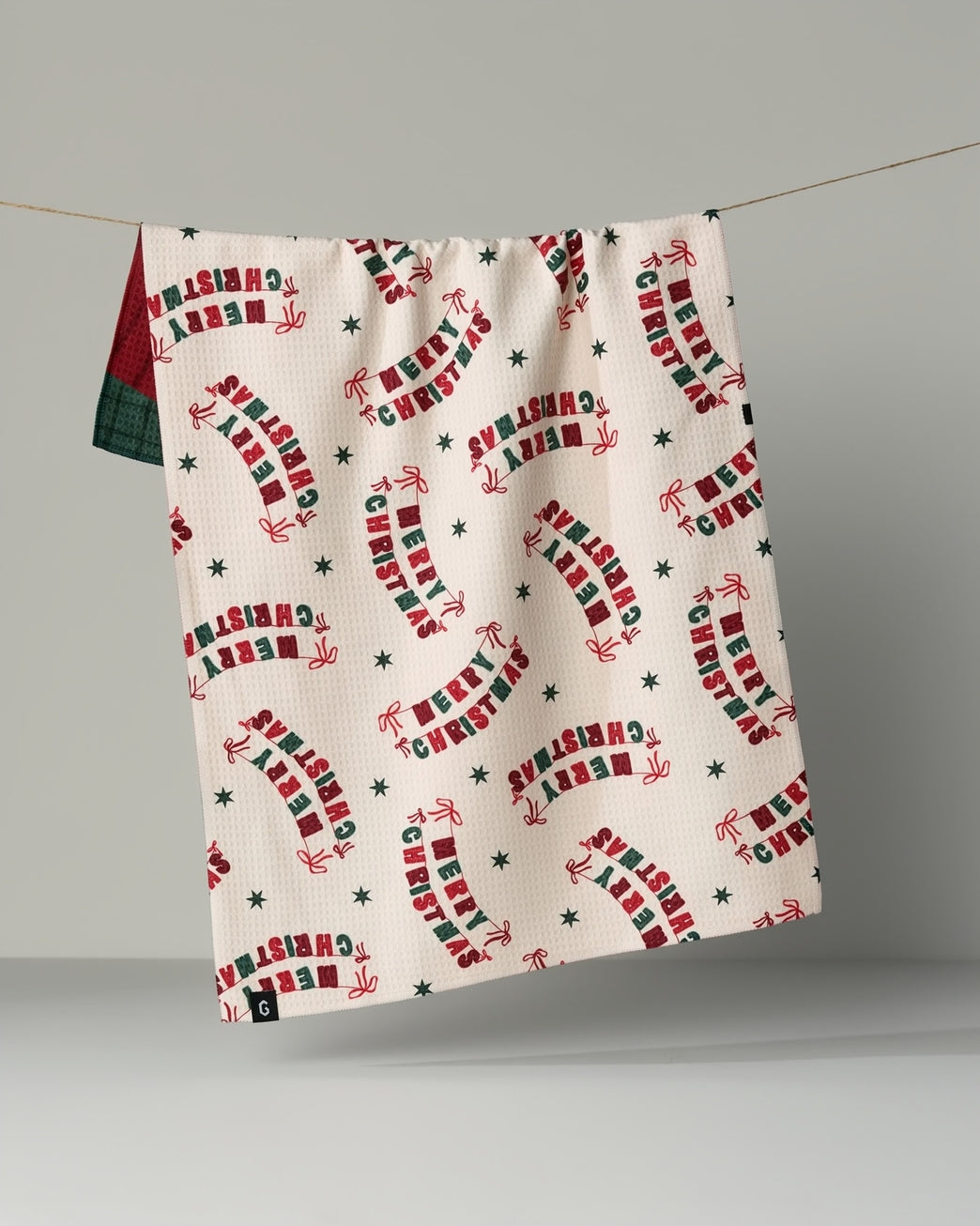 CHRISTMAS CRAFTS TEA TOWEL