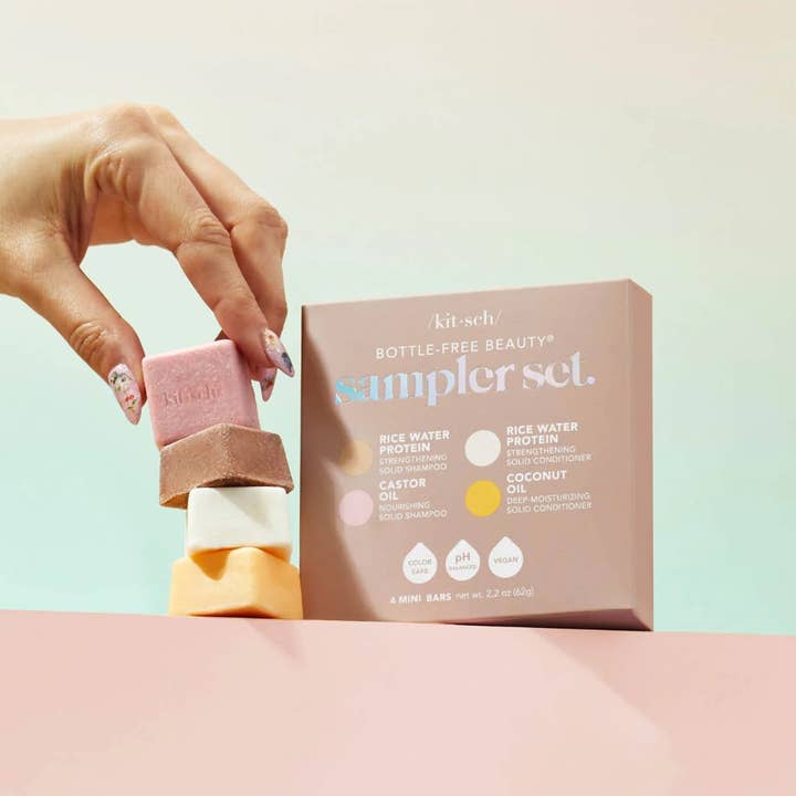 4PC SAMPLER SET - BAR SHAMPOO & CONDITIONER