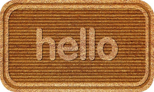HELLO COIR MAT