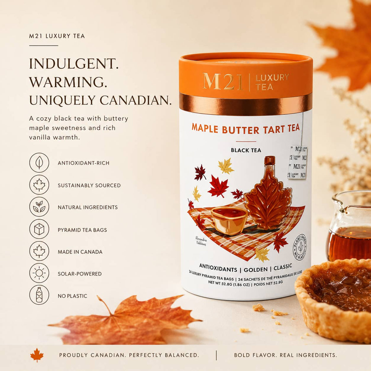 MAPLE BUTTER TART HERBAL TEA