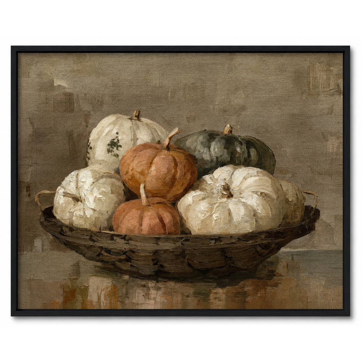 RUSTIC PUMPKIN CANVAS PRINT