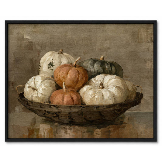 RUSTIC PUMPKIN CANVAS PRINT