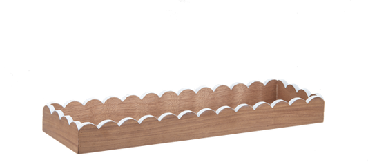 SCALLOPED RECTANGULAR TRAYS