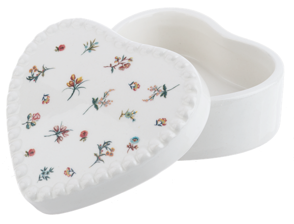 FLORAL HEART TRINKET BOX