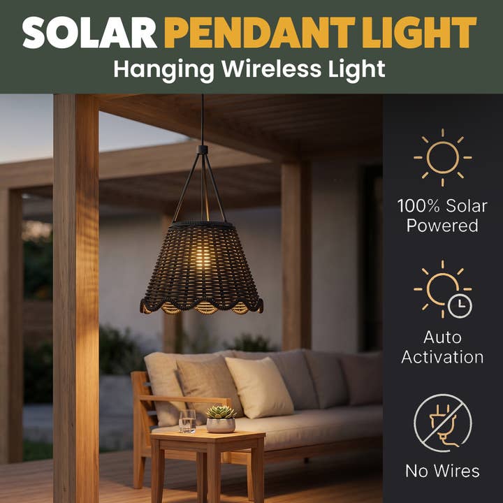 SOLAR HANGING PENDANT LIGHT