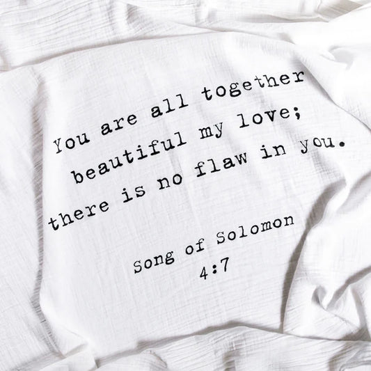 SONG OF SOLOMON SWADDLE BLANKET