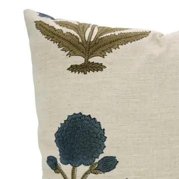 BADSHAH BLOCK PRINT LINEN PILLOW