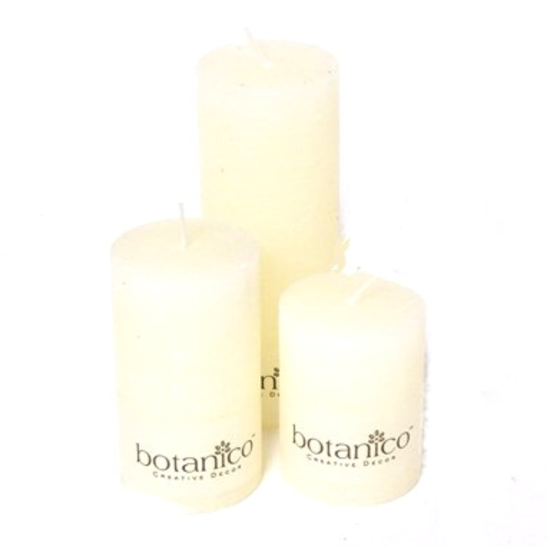 RUSTIC PILLAR CANDLE