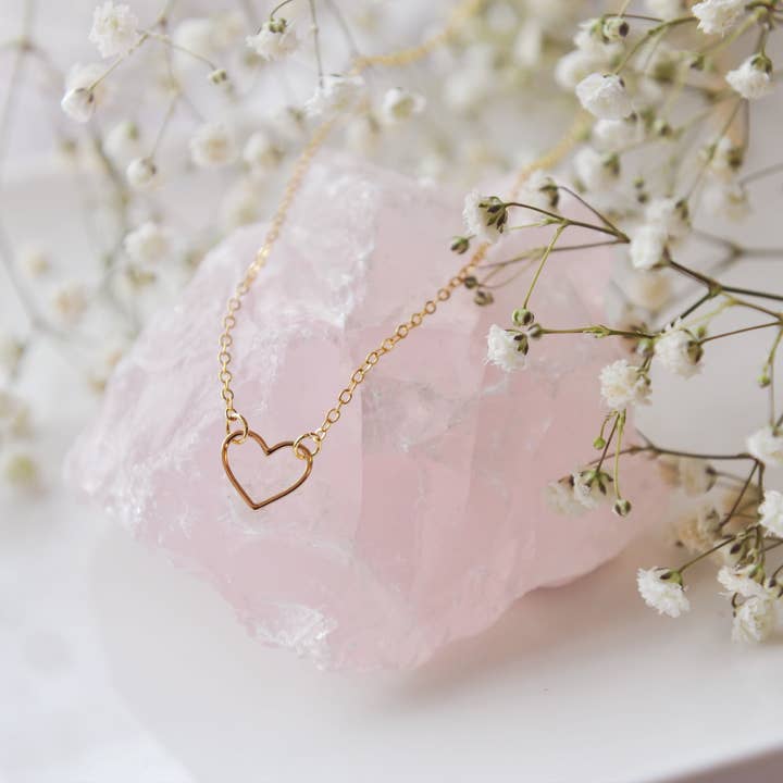 OPEN HEART NECKLACE
