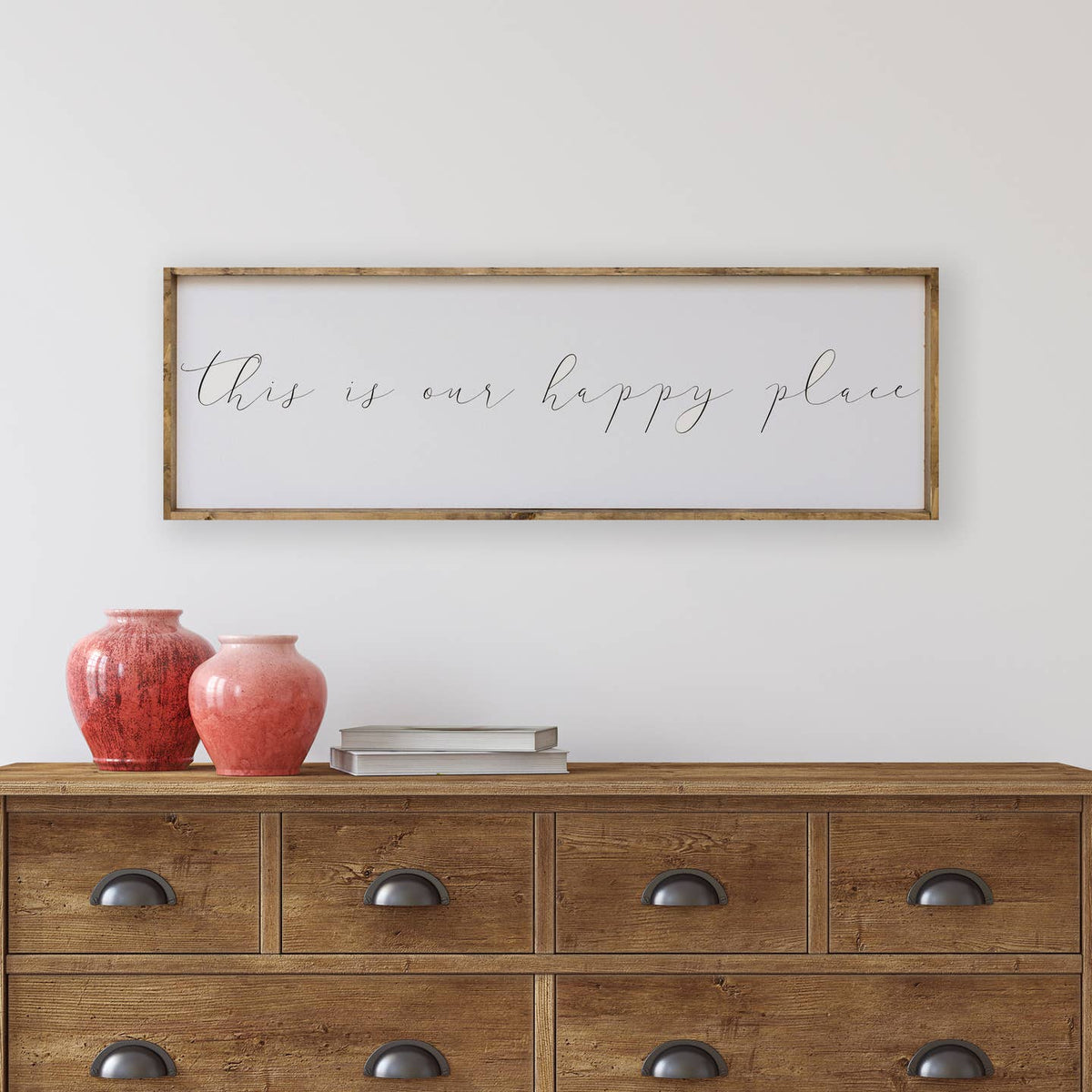 THIS IS OUR HAPPY PLACE WOOD SIGN
