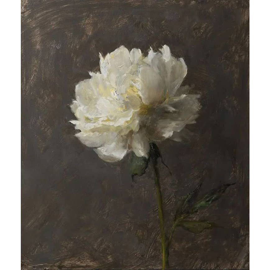 WHITE FLOWER CANVAS PRINT