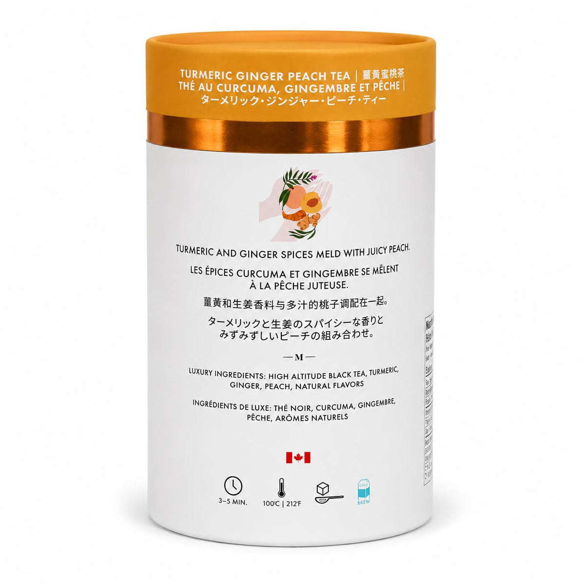 GINGER PEACH HERBAL TEA